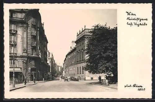 AK Wien, Café Weghuber an der Neustiftgasse