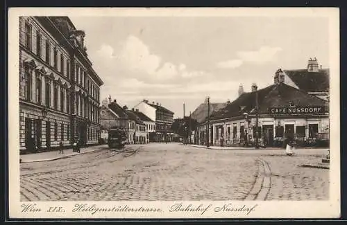 AK Wien, Heiligenstädterstrasse, Cafe Nussdorf