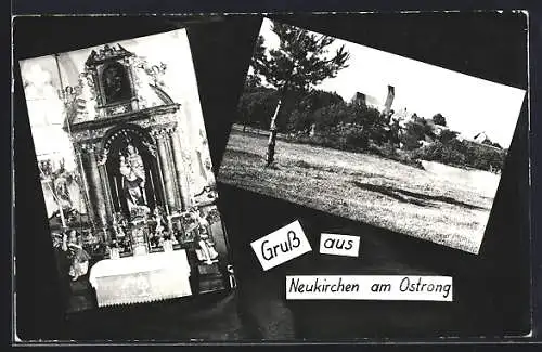 AK Neukirchen am Ostrong, Kirche, Altar