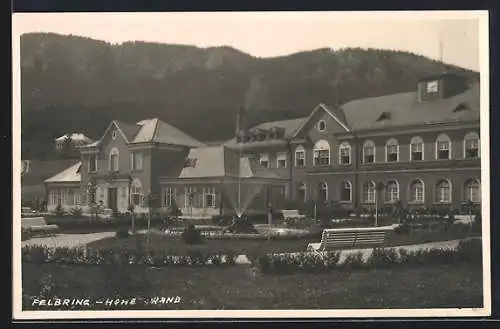 AK Felbring, Kurhaus mit Hohe Wand