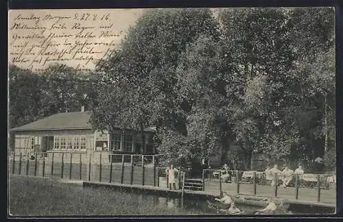 AK Hamburg, Restaurant Kiautschau Bucht, Alsterkrugchaussee 214, Bes. W. Karl Albrecht