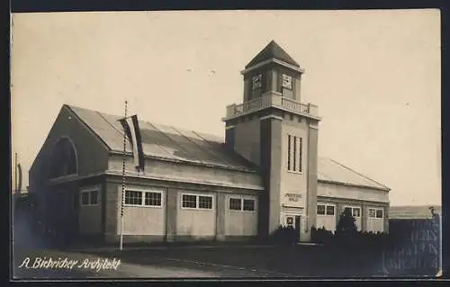 AK Krefeld, Gewerbe- Industrie- und Kunstausstellung 1911, Industriehalle, Architekt A. Biebricher