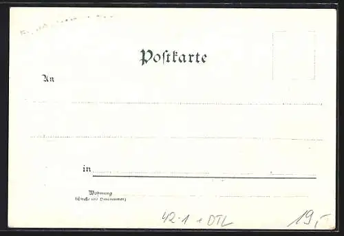 Lithographie 17. Mittel Deutsche Bundeschiessen und 25. Jubelfeier des Bundes 1898 Leipzig