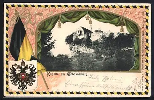 Passepartout-AK Bregenz, Kapelle am Gebhardsberg