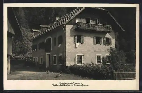 AK Steinfeld /Kärnten, Radlach, Erholungshotel Ranner mit Pfau