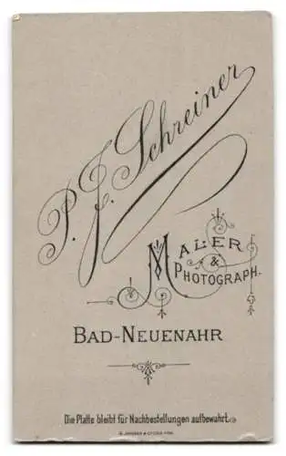 Fotografie P. J. Schreiner, Bad Neuenahr, Porträt eines Herrn mit Bart