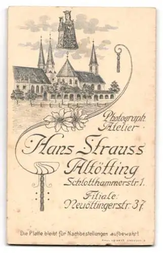 Fotografie Hans Strauss, Altötting, Schlotthammerstr. 1, Porträt einer Frau