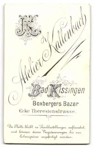 Fotografie Atelier Kallenbach, Bad Kissingen, Boxbergers Bazar, Eleganter Herr mit Hut