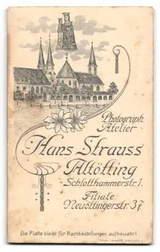 Fotografie Hans Strauss, Altötting, Schlotthammerstr. 1, Porträt eines jungen Mannes