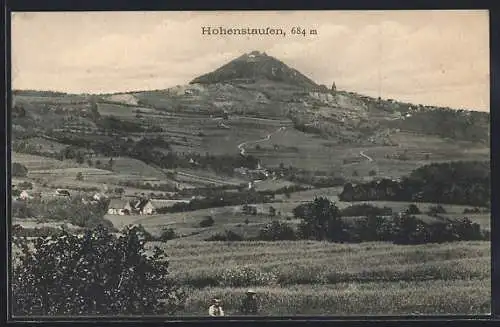 AK Göppingen, Ansicht von Hohenstaufen
