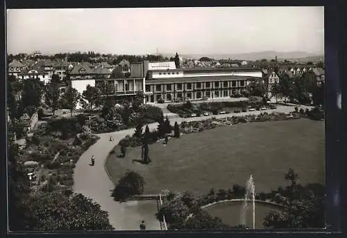 AK Göppingen, Stadthalle mit Teich