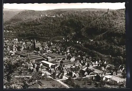 AK Geislingen /Steige, Teilansicht mit Kirche