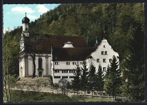 AK Deggingen /Kreis Göppingen, Wallfahrtskirche und Kapuzinerkloster Ave Maria