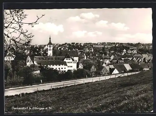 AK Denkendorf / Esslingen, Gesamtansicht aus der Vogelschau