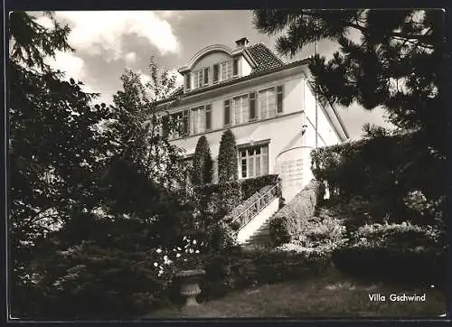 AK Esslingen a. N., Fremdenheim Villa Gschwing, Ruiterstrasse 21