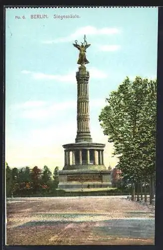 AK Berlin-Tiergarten, Siegessäule