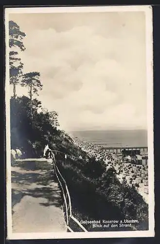 AK Koserow a. Usedom, Blick auf den Strand