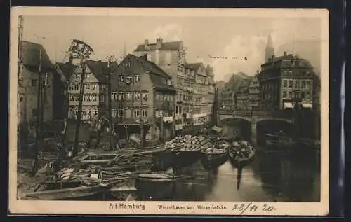 AK Alt-Hamburg, Winserbaum und Winserbrücke