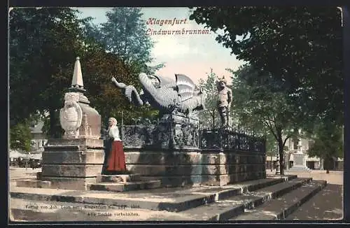 AK Klagenfurt, Lindwurmbrunnen