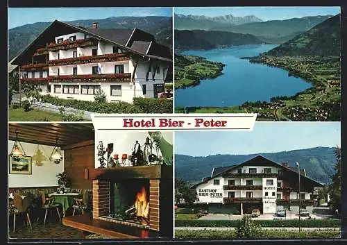 AK Bodensdorf, Das Hotel-Restauranr Bier-Peter v. Hermine Entner, Poststrasse 5