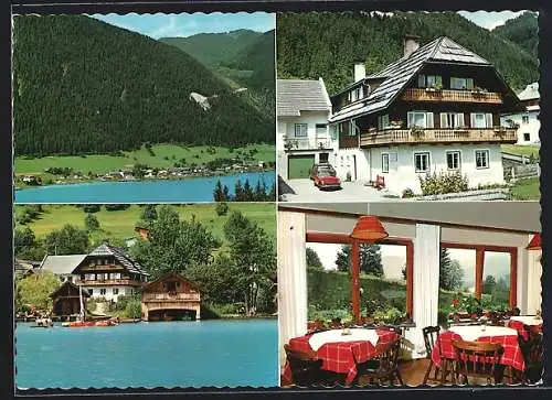 AK Neusach am Weissensee, Frühstückspension Binter v. Otto Rupitsch