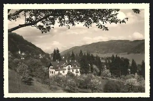 AK Sattendorf a. Ossiachersee, Görlitzenhaus im Frühling