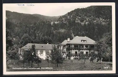 AK Sattendorf am Ossiachersee, Ansicht vom Dorrekheim