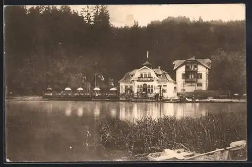 AK Seeboden am Millstättersee, Cafe-Restaurant Santner