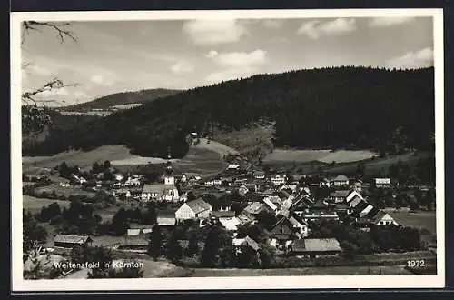 AK Weitensfeld, Ortsansicht mit Umgebung