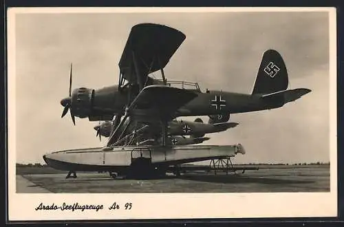 AK Arado-Seeflugzeuge des Typs Ar 95, Wasserflugzeug