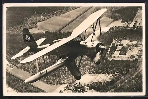 AK Militärflugzeug des Typs Arado Ar 96-Land als Nachtaufklärer,