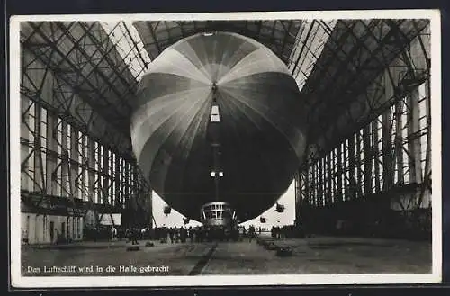 AK Graf Zeppelin, Einbringen in die Halle