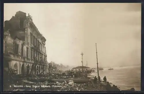 AK Messina, Corso Vittorio Emanuele Palazzata