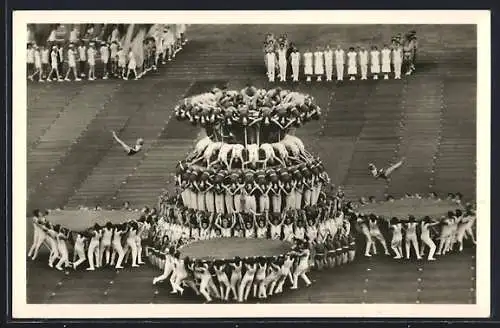 AK Leipzig, II. Deutsches Turn- und Sportfest 1956, SV Einheit, Abschlussbild