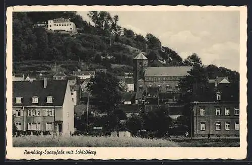 AK Homburg /Saarpfalz, Ortsansicht mit Schlossberg