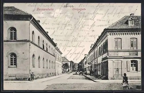 AK Germersheim, Blick in die Königsstrasse