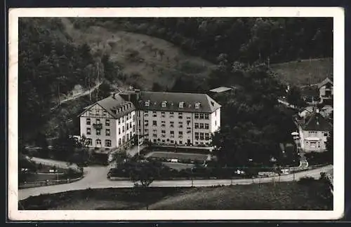 AK Schriesheim, Kreis-Altersheim aus der Luft