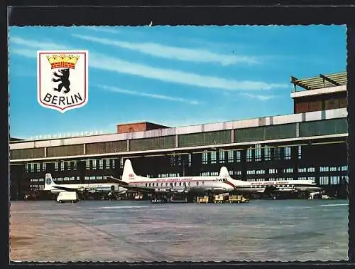 AK Berlin, Zentralflughafen Tempelhof, Wappen