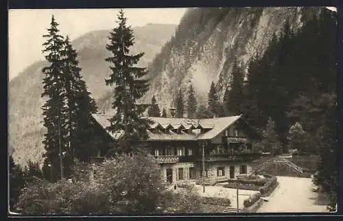 AK Kaprun /Kaprunerthal, Gasthaus Kesselfall-Alpenhaus