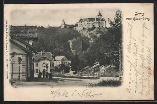 AK Rosenburg, Partie am Bahnhof