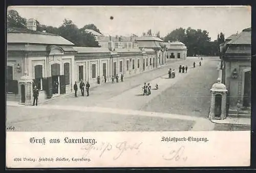 AK Laxenburg, Eingang zum Schlosspark