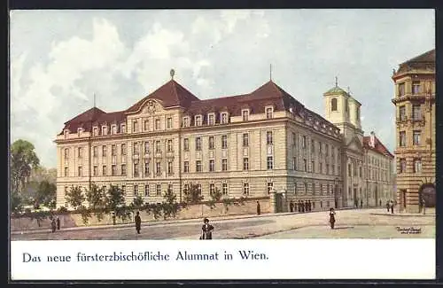 Künstler-AK Wien, Fürstbischöfliches Alumnat