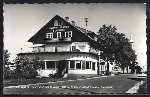 AK St. Corona a. Wechsel, Gasthof Pension Fernblick