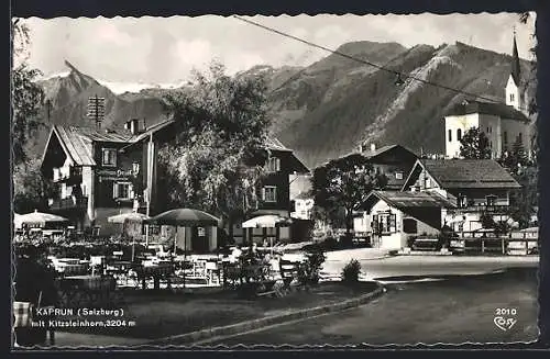 AK Kaprun, Ortsansicht mit Kitzsteinhorn