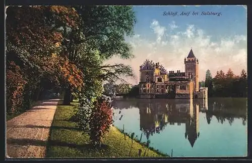 AK Salzburg, Schloss Anif, Wasserseite