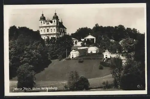 AK Maria Plain, Blick auf die Wallfahrtskirche