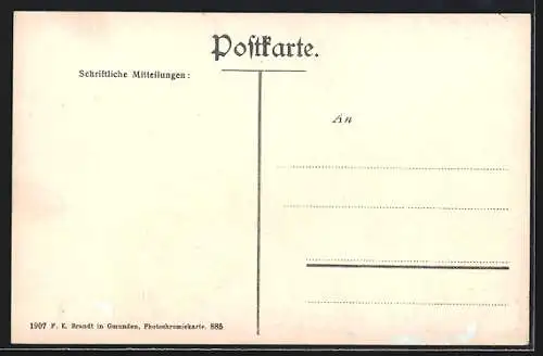 AK Filzmoos, Ortsansicht mit Bischofsmütze