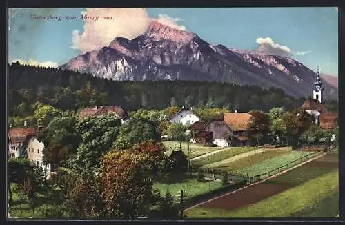 AK Salzburg, Morzg mit Untersberg