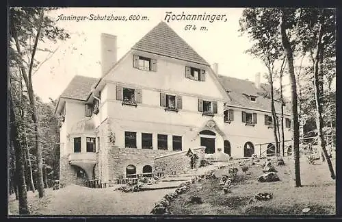 AK Anninger-Schutzhaus, Hochanninger, Gesamtansicht