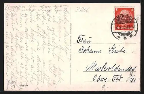 AK Lamspringe, Strassenpartie am Gasthaus Ratskeller